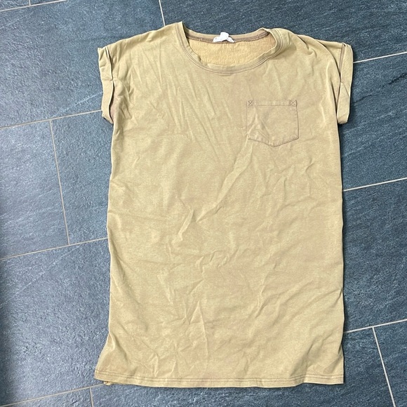 two tone T-shirt dress - Picture 2 of 8